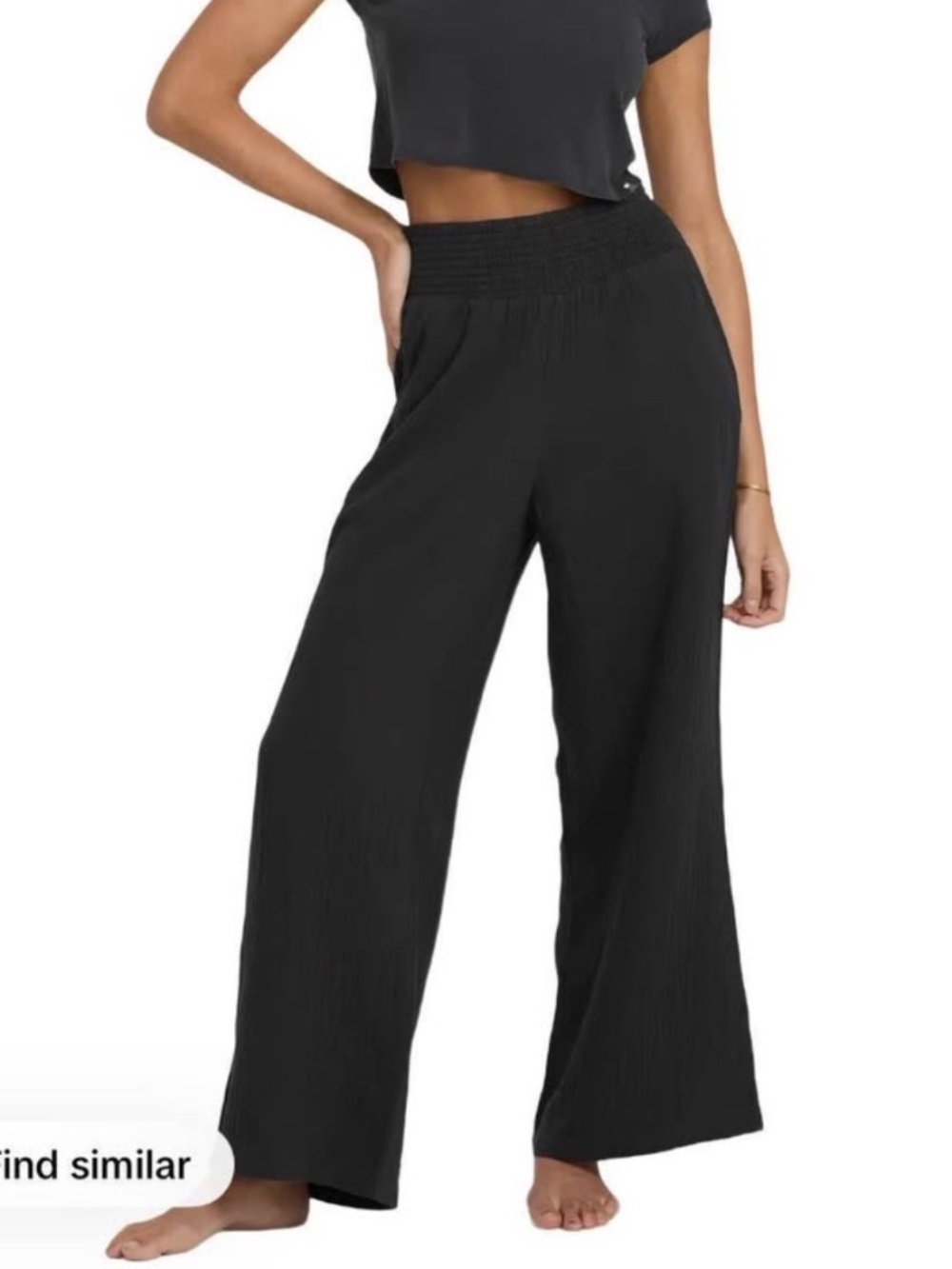 Billabong women’s gauze elastic waist pants